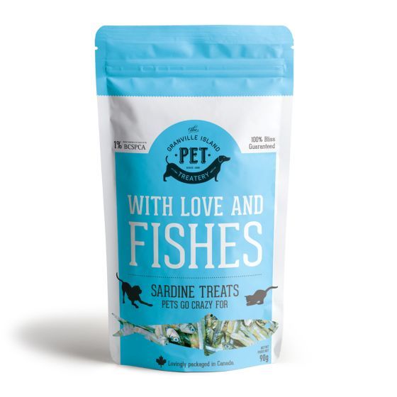 Granville Dried Sardines With Love And Fishes Treats Dog 90g