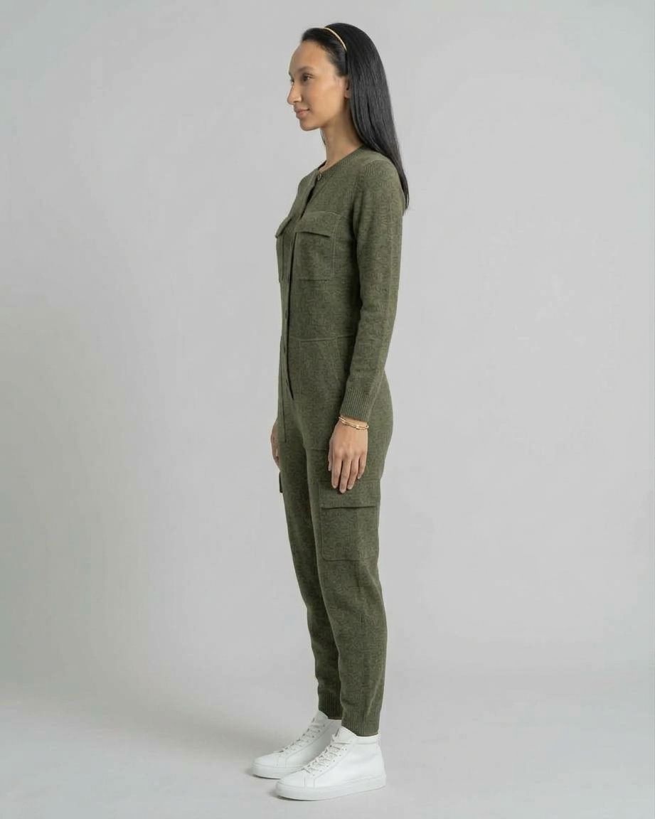 Knit Utility Jumpsuit