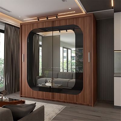 Chelsea 2 Door Sliding Mirror Wardrobe - 150 cm / 203 cm