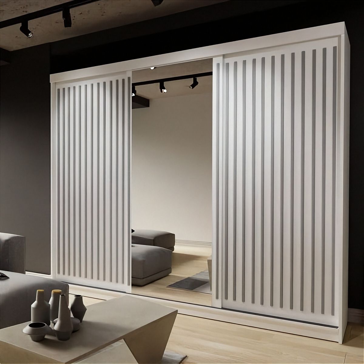 Bedroom Sliding Door Wardrobe 150 cm / 203 cm - Royal