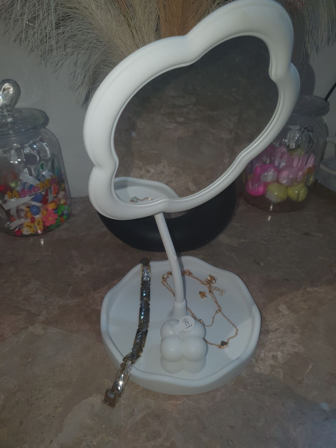 Flower Shaped Desk Mirror