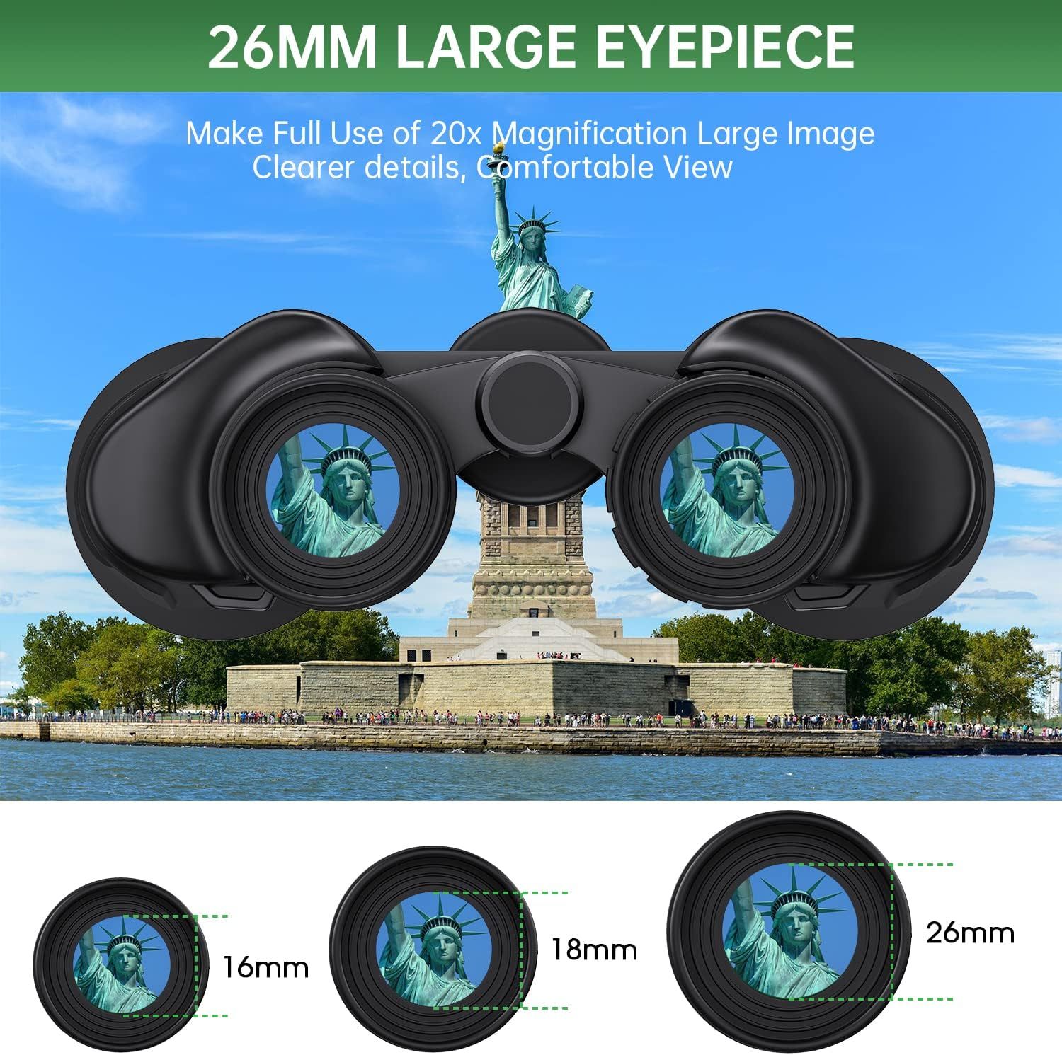 20x50 High Powered Binoculars