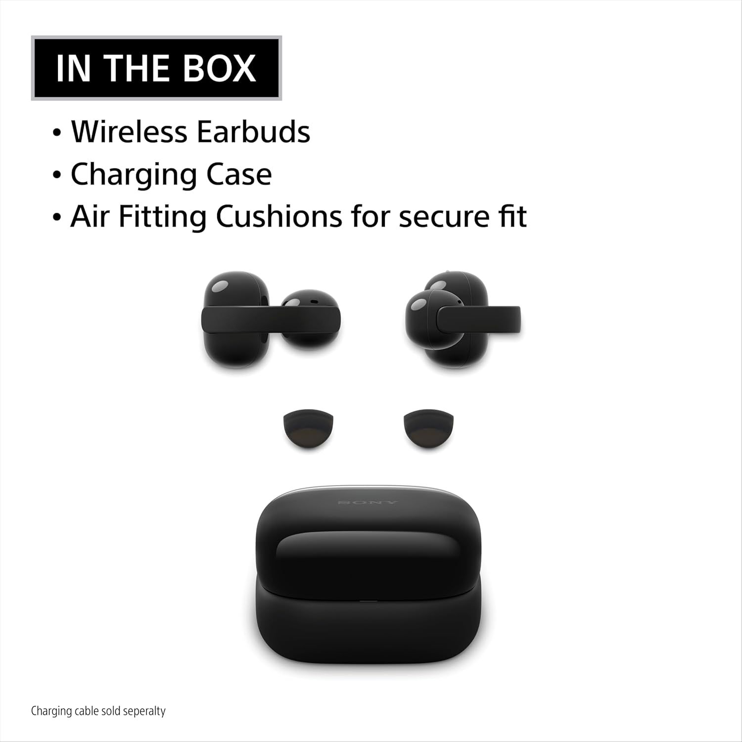 Sony LinkBuds Clip Open-Ear Truly Wireless Earbuds