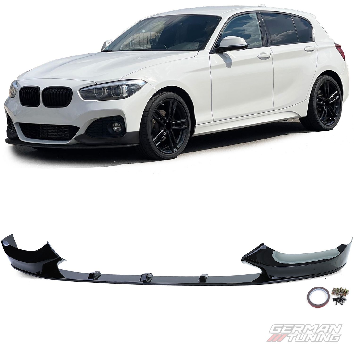 Lame avant BMW Série 1 F20 F21 facelift Performance brillant German Tuning