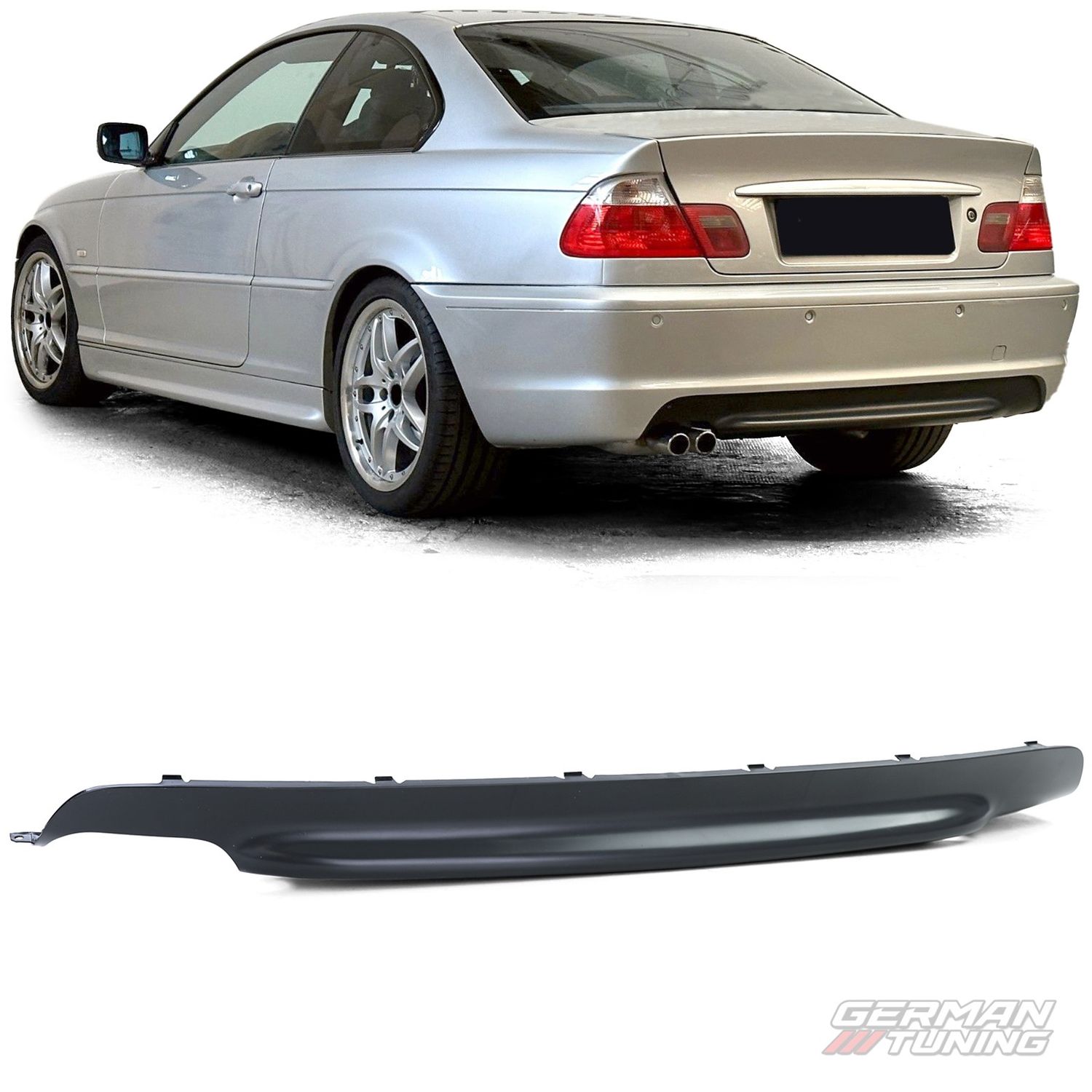 Diffuseur arrière pour BMW Série 3 E46