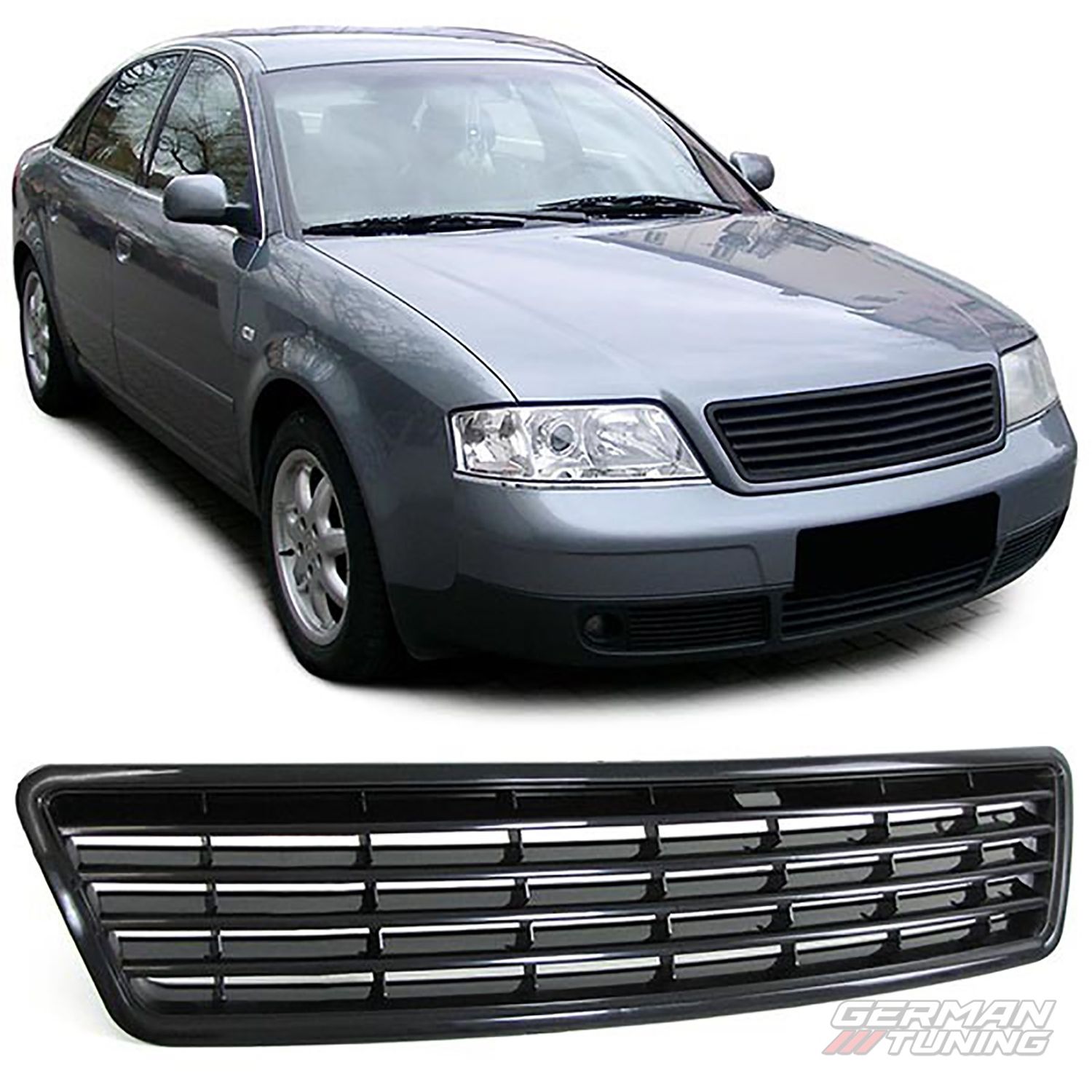 Calandre sport noir Audi A6 C5 German Tuning