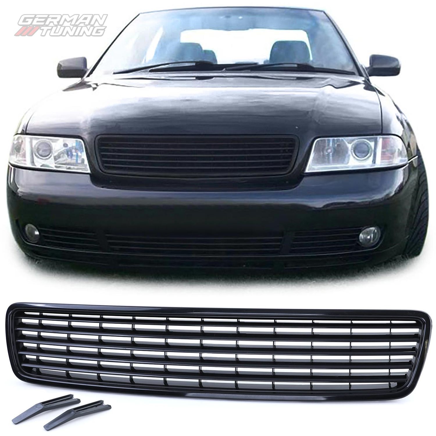 Calandre sport noir Audi A4 B5 German Tuning