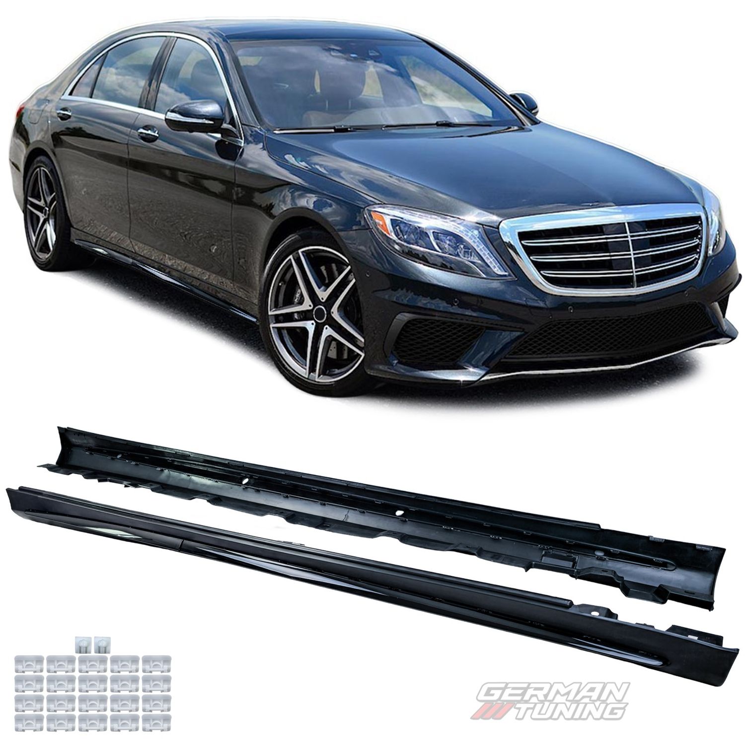 Bas de caisse sport pour Mercedes Classe S W222 German Tuning