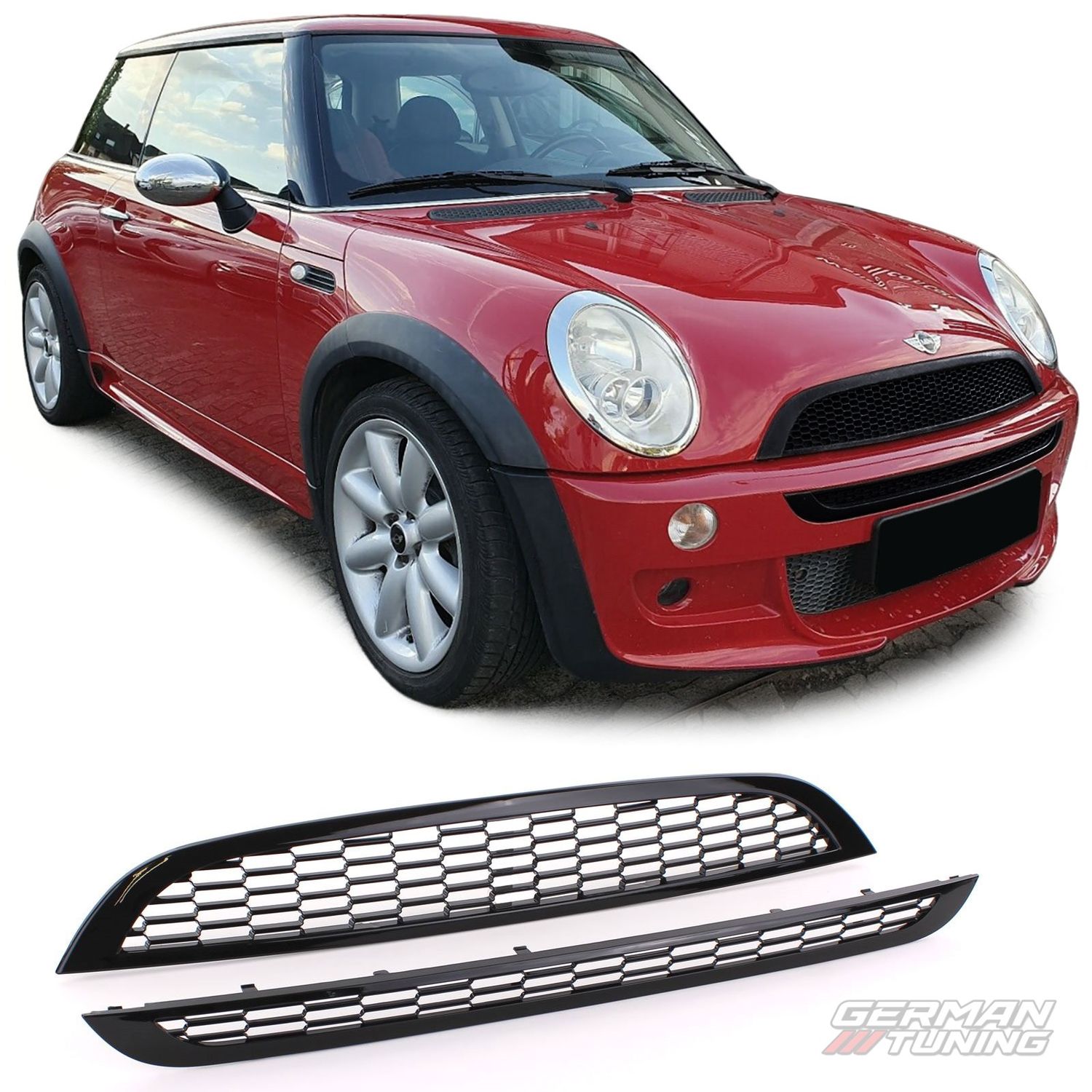Ensemble calandre sport capot pare-chocs Mini R50 R53 German Tuning
