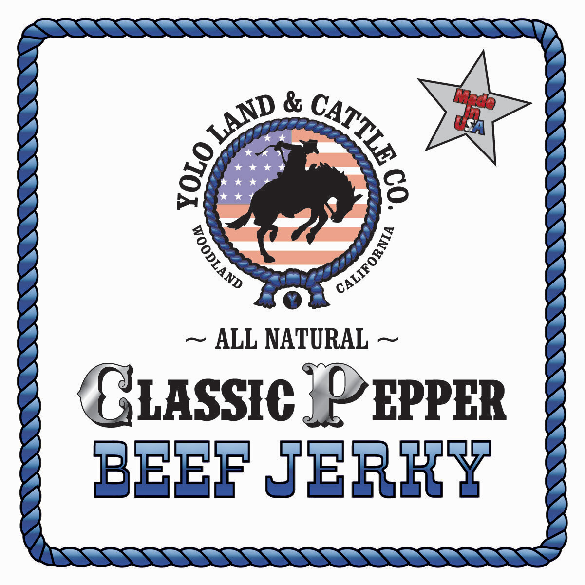 Classic Pepper Beef Jerky, Size: 3 oz