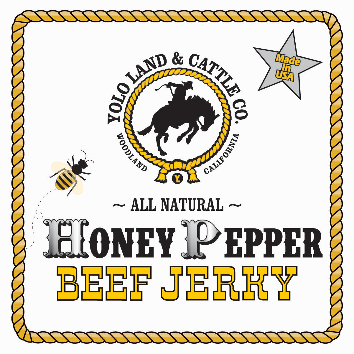 Honey Pepper Beef Jerky, Size: 1 oz