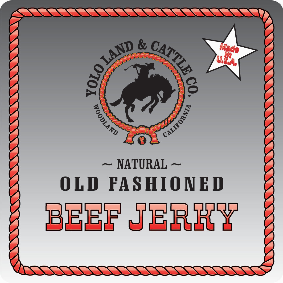 Natural Old Fashioned Beef Jerky, Size: 1 oz