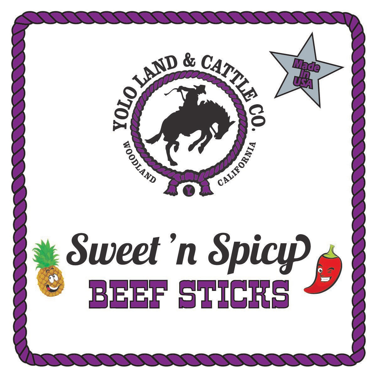 Sweet 'n Spicy Beef Sticks