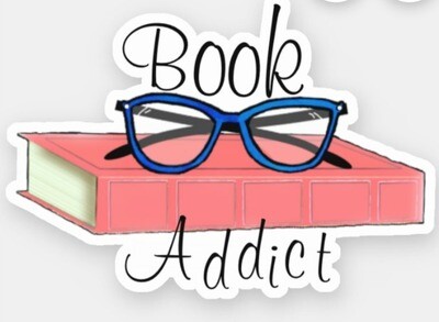 Book Addict Sticker