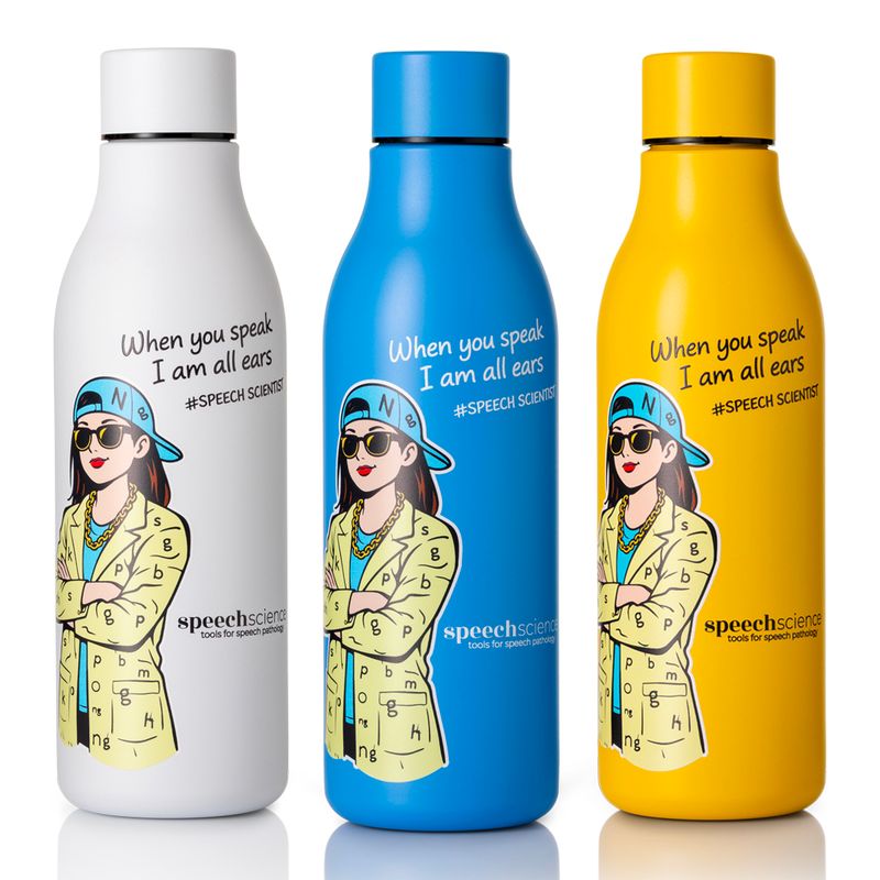 Speech Scientist Drink Bottle