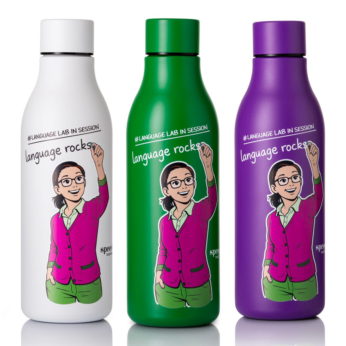 Language Lab in Session Drink Bottle