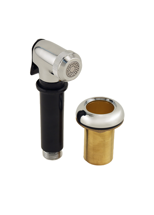 Shower Sprayer and Stainless Thru Hull Fitting