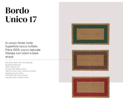 ZERBINO COCCO BORDATO ZERBINO COCCO BORDATO
