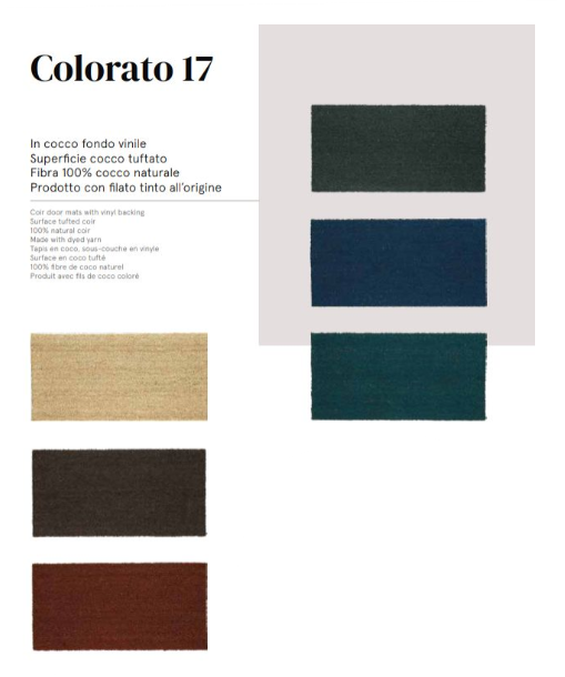 ZERBINO COCCO COLORATO 17
