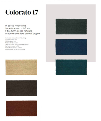 ZERBINO COCCO COLORATO 17 ZERBINO COCCO COLORATO 17