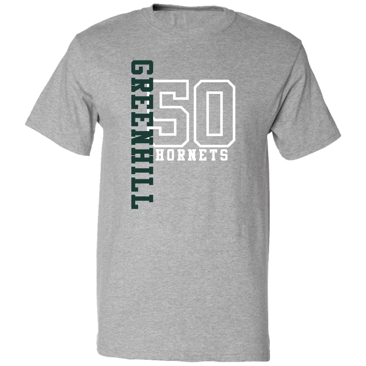 Greenhill Mens Vertical Script SS Tee