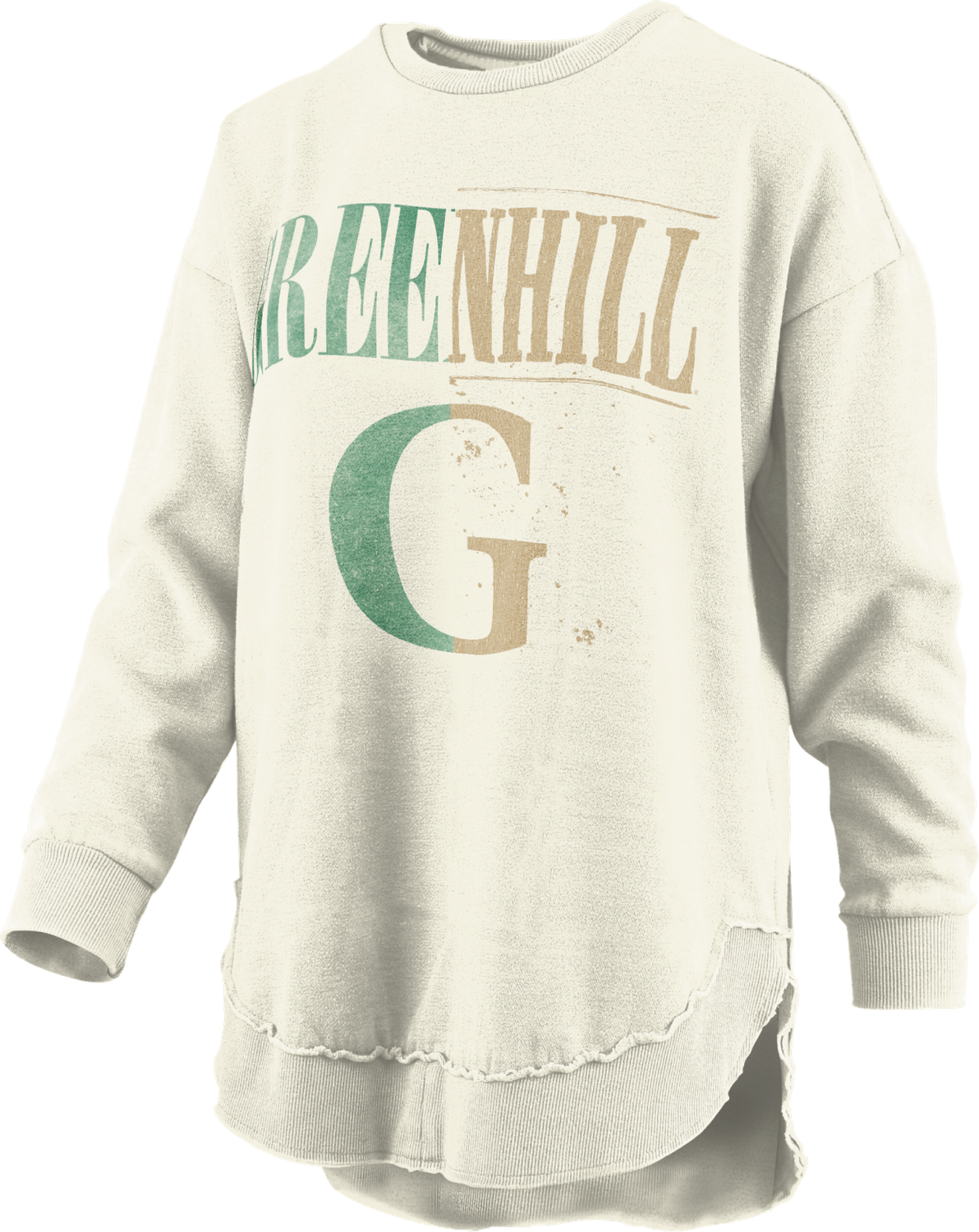 Greenhill Pressbox Womens Split Paint Poncho