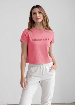 Greenhill Chicka-D Rose Cropped Tee