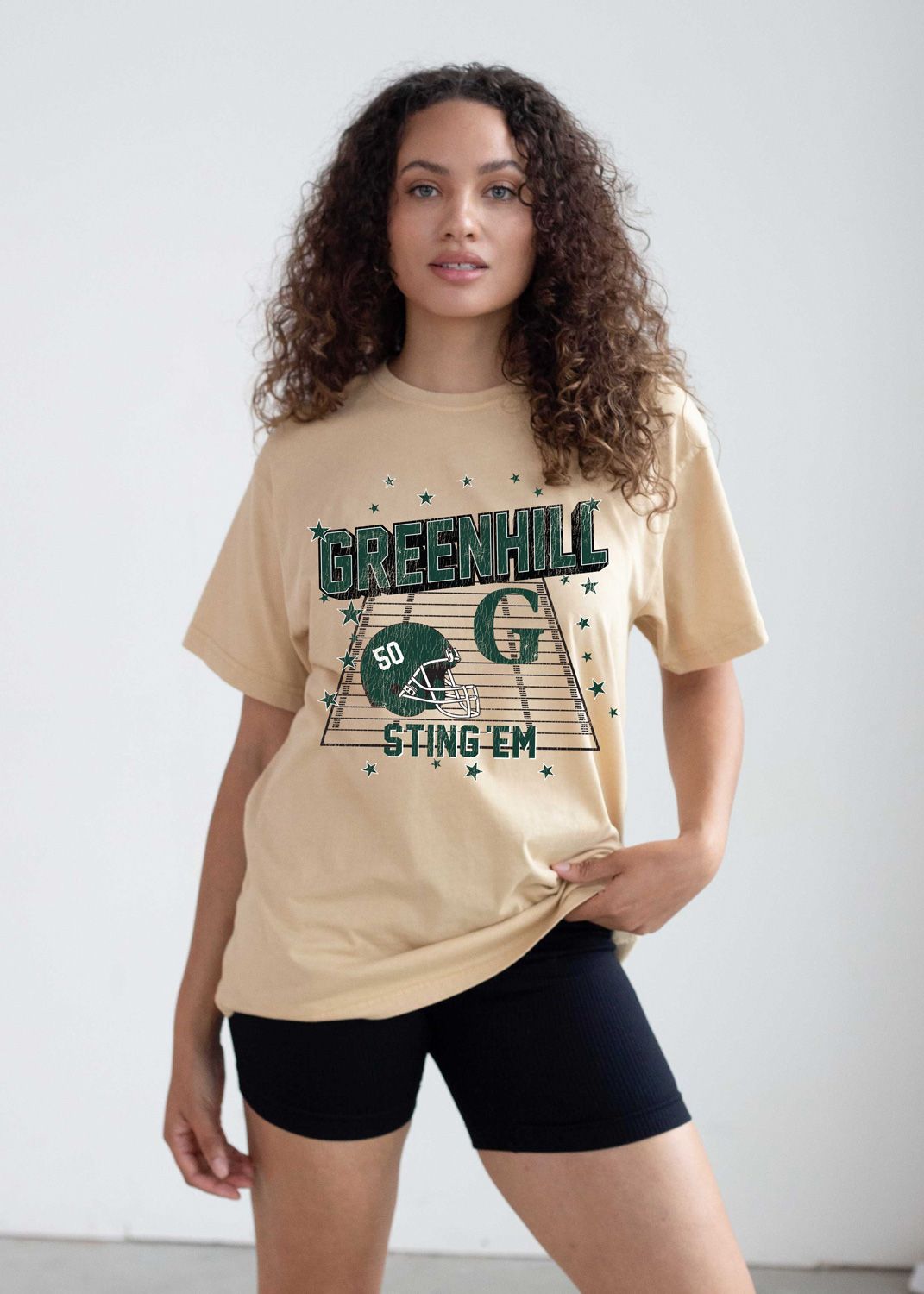 Greenhill Chicka-D Football Boxy Tee