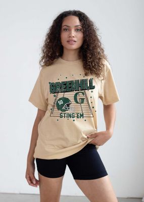 Greenhill Chicka-D Football Boxy Tee