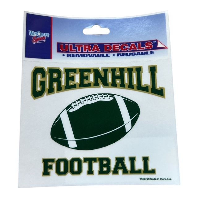 Greenhill Wincraft Football Decal
