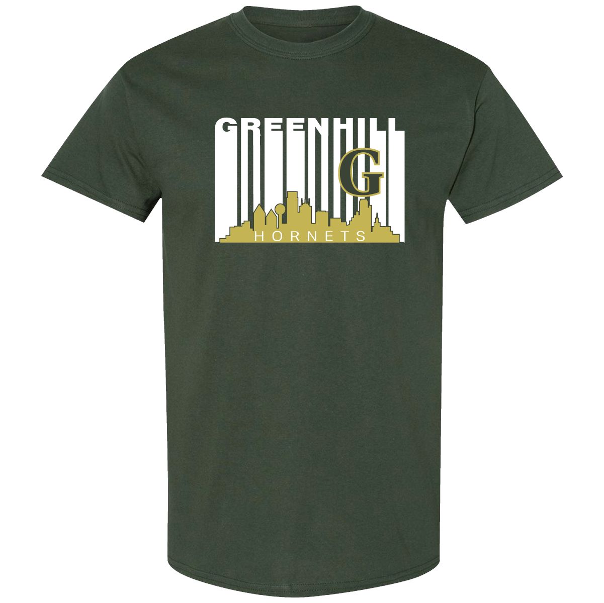 Greenhill Mens Skyline Color Bleed SS Tee