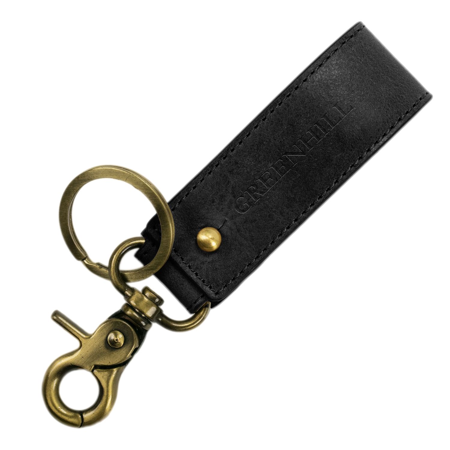 Greenhill Carolina Sewn Bag &amp; Leather Keyring