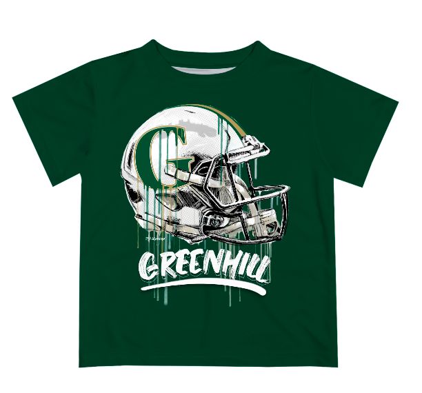 Greenhill Drip Football SS Tee