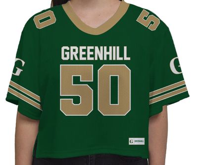 Greenhill Girls Cropped Football Jersey