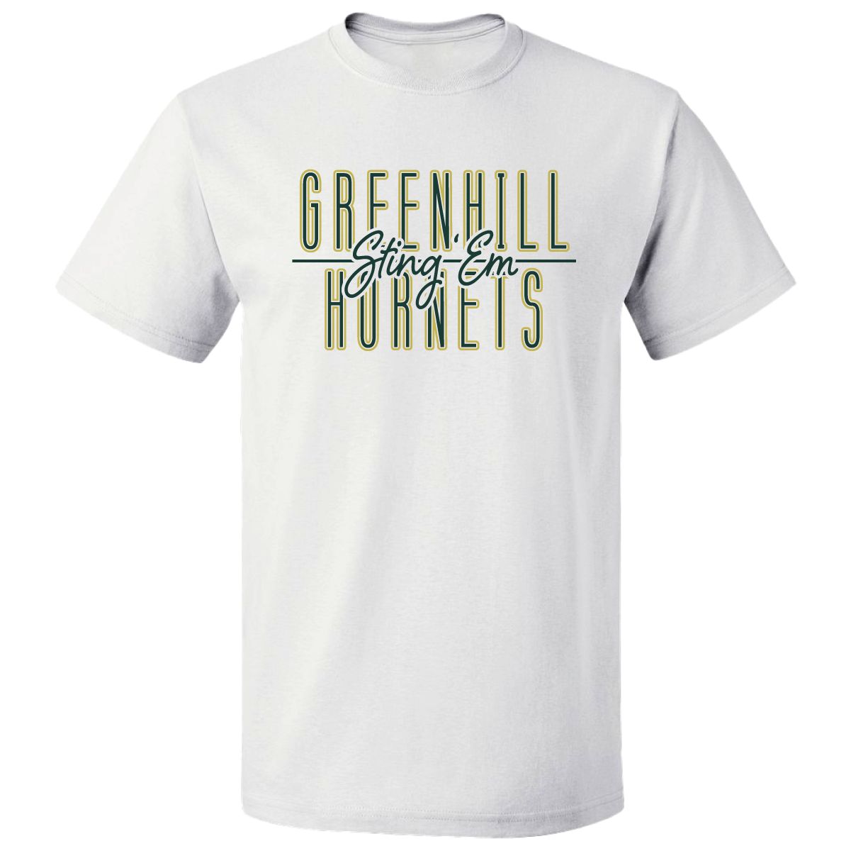 Greenhill Mens Cursive Slogan SS Tee