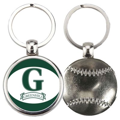 Greenhill Baseball Keychain