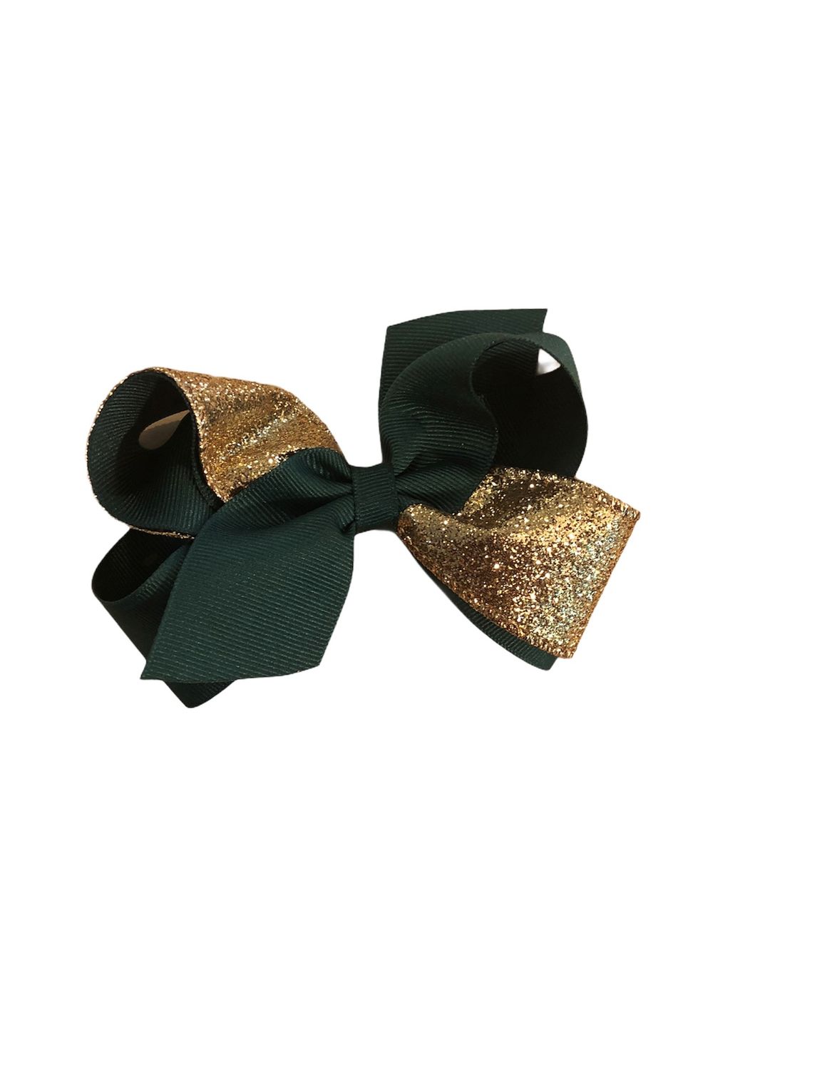 Greenhill Wee Ones Medium Glitter Two-Tone Bow