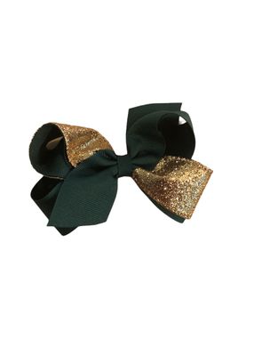 Greenhill Wee Ones Medium Glitter Two-Tone Bow