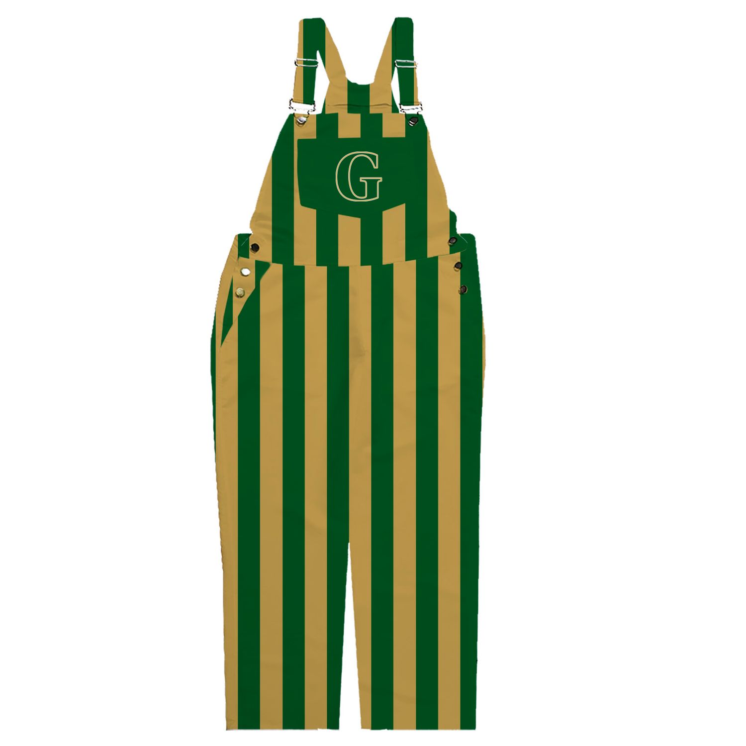 Greenhill Vive La Fete Spirit Overalls, COLOR: Green/Gold, Size: XS