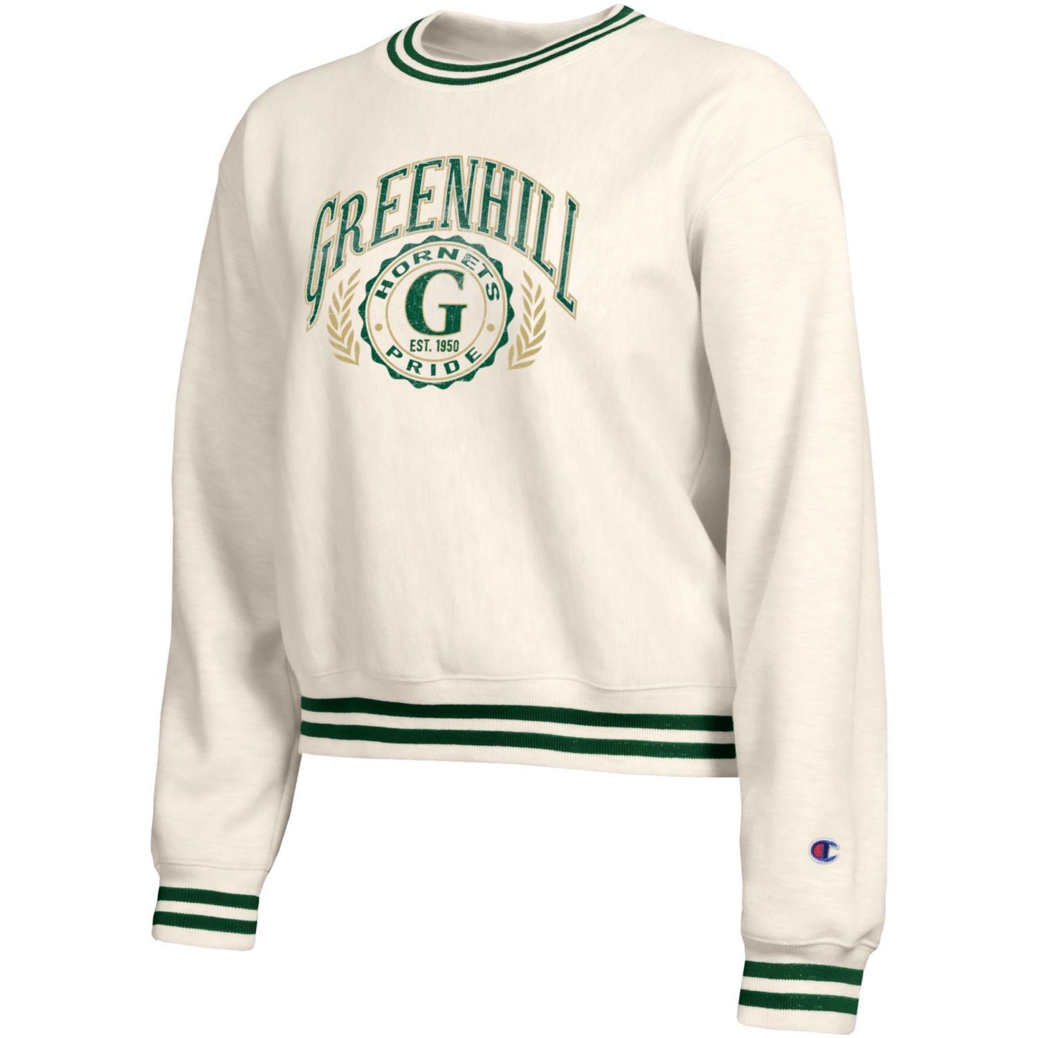 Greenhill Womens CHAMPION Revese Weave Cropped Crew