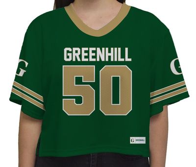 Greenhill Womens Vive La Fete Cropped Football Jersey