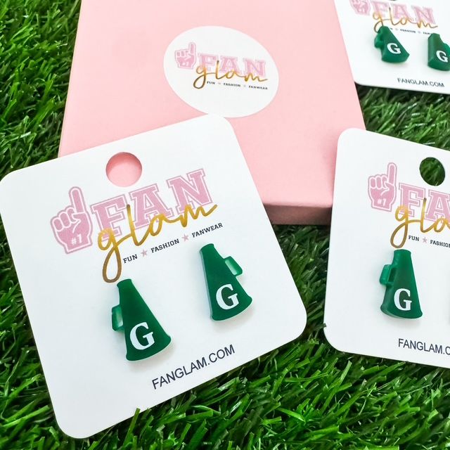 Greenhill Fan Glam Megaphone G Earrings