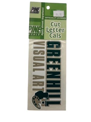 Greenhill Visual Arts Decal