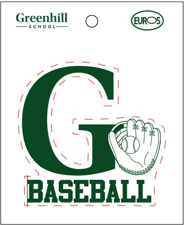 Greenhill Baseball Sport Decal