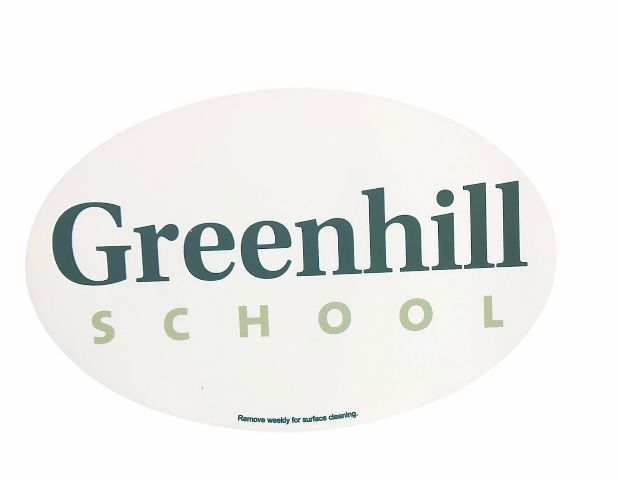 Greenhill Oval Car Magnet