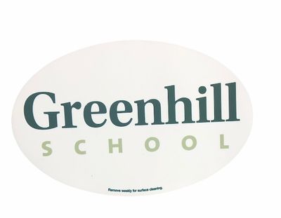 Greenhill Oval Car Magnet