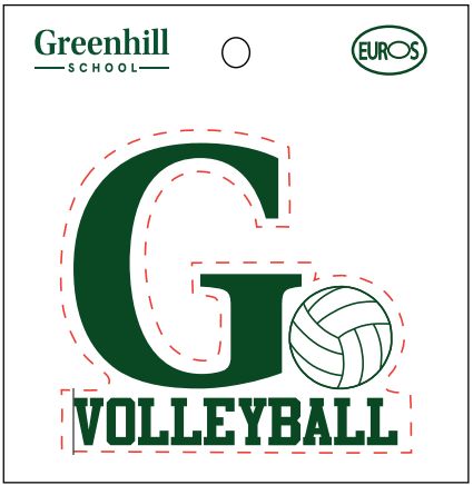 Greenhill Volleyball Sport Decal