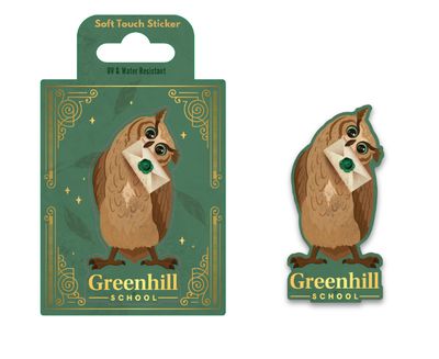 Greenhill Owl Mail Sticker