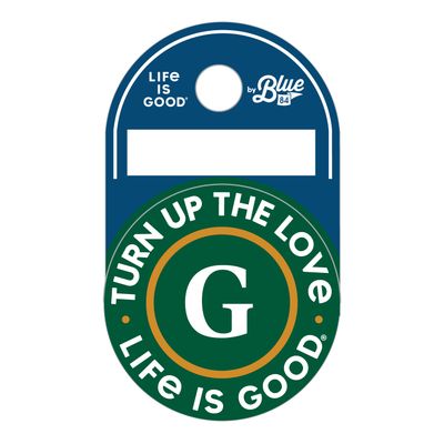 Life is Good Turn Up The Love Mini Sticker