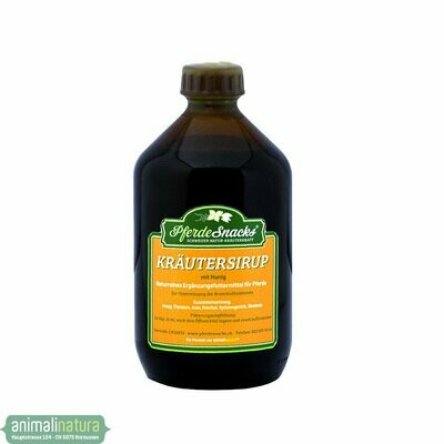 Kräutersirup mit Honig Kräutersirup mit Honig